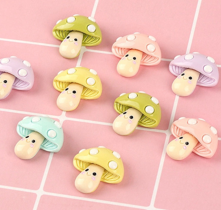 「Mashroom」5 Colors DIY Charm FunBeauty Free Shipping over $30