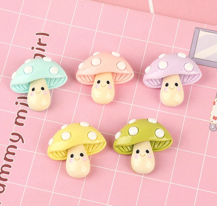 「Mashroom」5 Colors DIY Charm FunBeauty Free Shipping over $30