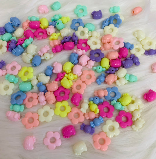 「HK Candy Flower Beads」Multi Color for Any Chain and Pen DIY Charm FunBeauty Free Shipping over $30