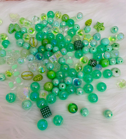 「Green Beads」Multi Shapes Beads for any Chain and Pen FunBeauty Free Shipping over $30