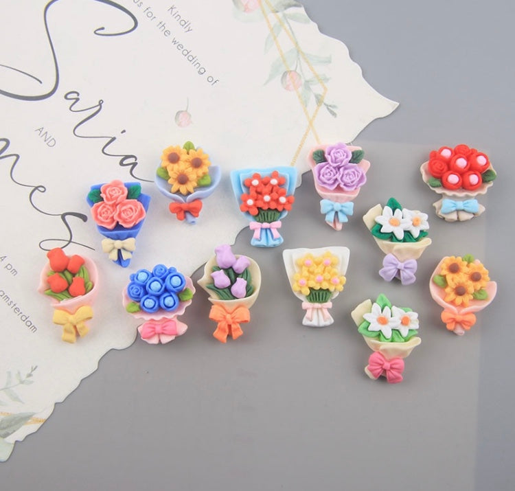 「Flower DIY」 6 Colors DIY Charm FunBeauty Free Shipping over $30