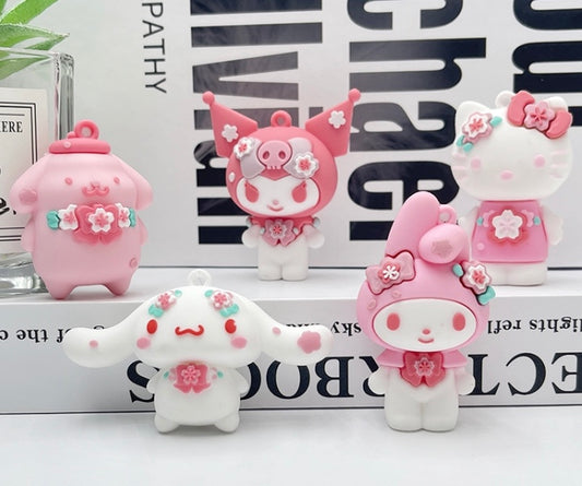 「Pink Sanrio」Multi Colors DIY Charm Collection FunBeauty Free Shipping over $30