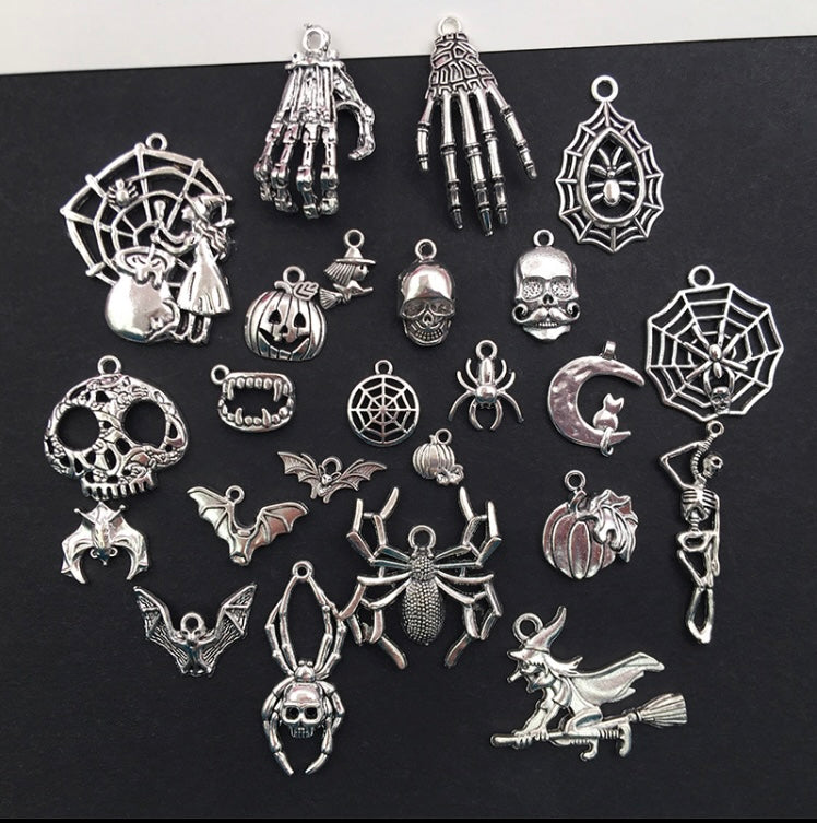 「Halloween Metal Mix」Multi Style with Hole DIY Charm FunBeauty Free Shipping over $30