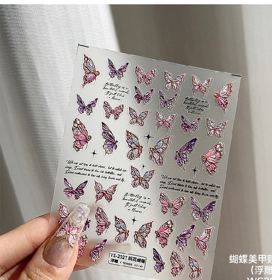 「3D Sticker」Butterfly | Bunny | Fruit Multi Shapes DIY Nail Charm FunBeauty Free Shipping over $30