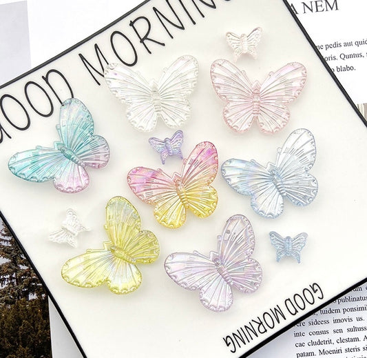 「Big Butterfly」Multi Colors DIY Charm Collection FunBeauty Free Shipping over $30